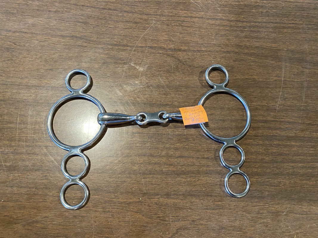 Continental Snaffle CLEARANCE Eldonian 2 Ring Dutch Gag with French Link 